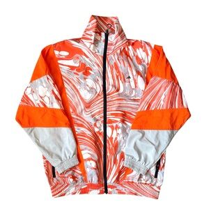 SOLD! Adidas by Stella McCartney Orange Printed Woven Track Top Jacket Women’s S